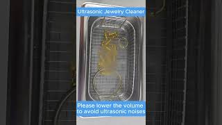 Ultrasonic jewelry cleaner #ultrasoniccleaner #ultrasoniccleaning #satisfying #relaxing #ultrasonic