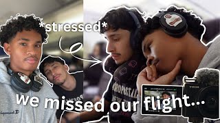 *WE MISSED OUR FLIGHT* Gay Couple Travel Vlog ✈️🏳️‍🌈 - Eli And Uli