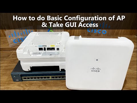 How to do Initial Configuration of AP in Controller Mode | How to take GUI Access of AP | TAC24
