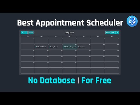 FREE Appointment Scheduler For Website | Google Styled Calendar