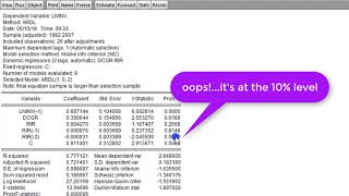 (EViews10): ARDL and 3-Ways Causality Checks (2) #ardl #causality #granger #wald #boundstest