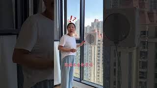 高层擦窗遇难题，一台#科沃斯窗宝W2S 就搞定！ #科沃斯擦窗机器人