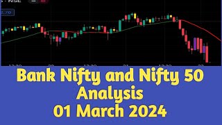 Bank Nifty and Nifty 50 Tomorrow 1 Mar 2024. #Bank nifty tomorrow prediction, #Live trading,