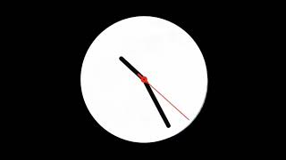 Fast Moving Clock Looping Animation