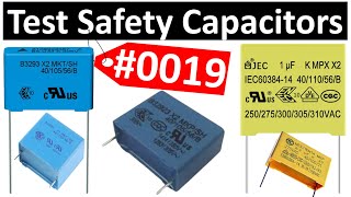 #0019 Electronic Components: How to Test X2 Safety Capacitors with a Multimeter the RIGHT Way