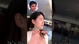 David Matthew Reacts to @MiniMoochi reasons she won't date @davidmatthew_ #funny #shortsfeed ​⁠