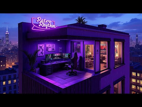 Cozy Balcony Oasis 🌿 Chill Lofi Hip Hop Beats for Relaxing Nights 🎵 Lofi Rain Playlist
