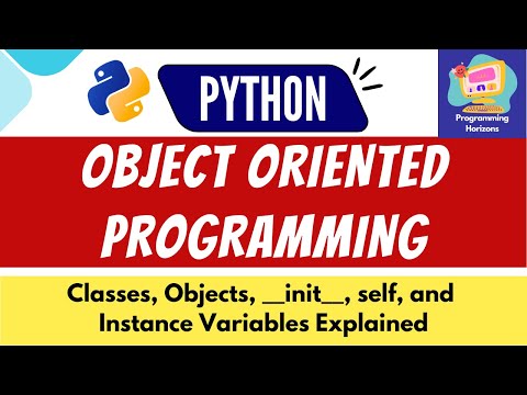 Python OOP for Beginners | Classes, Objects, init, self parameter, instance variables Explained