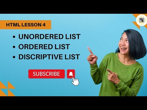 List un Html.Learn HTML Part 4. Full HTML tutorial from basics with simple explanation. #html