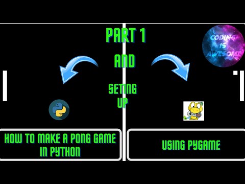 Make Pong (Python) – The Easy Way!