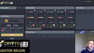 Crypto Masterbot Live Trading Session Part One
