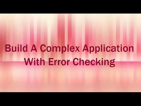 iOS Development Tutorial For Beginner: Build A Complex Application With Error Checking