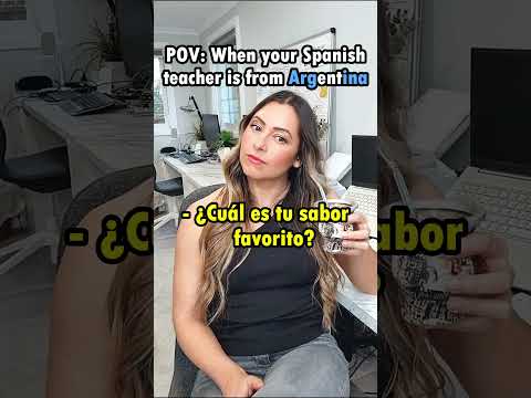 Cuando tu profesora de español es Argentina...⁠ 🧉🇦🇷 #shorts