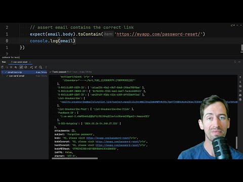 Test email API tutorial - use NodeJS & Vitest to validate outbound mail (password reset links)