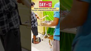 Day - 12 ll Robotic hand movement (elbow Joint) , board to prevent short circuits