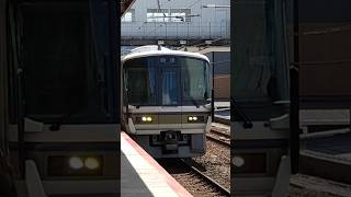 JR西日本 221系 F02編成 湖西線 回送 山科駅1番線通過 #鉄道 #電車 #train #railway #jr西日本  #回送列車 #221
