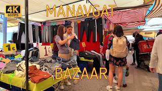 4K Manavgat BAZAAR on THURSDAYS CITY MARKET BAZAAR TURKEY #Antalya #side #turkey